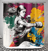 Fight to Be The Best Shower Curtain - Beyond T-shirts